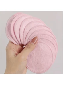 8pcs Reusable Makeup Remover Pads With Storage Bag, Soft Cotton Makeup Cleansing Pads, Suitable For Facial Cleanser - Washable Bamboo Cotton Rounds - Cotton Pads - Reusable Facial Cleanser, Suitable For All Skin Types - Multicolor - View 1