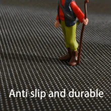 超大豪华毛绒地毯 - 超级柔软，防滑，可机洗，适用于客厅、卧室、办公室装饰 - 复古风格家居地毯，浅灰至深灰渐变设计，毛绒质感，营造温馨舒适空间，客厅地毯 - 彩色 - 查看 4