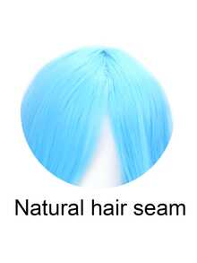 Cosplay假发 短款波波头假发 耐热分层合成发 男女通用 万圣节派对假发 万圣节 圣诞节 新年假发 - 彩色 - 查看 5