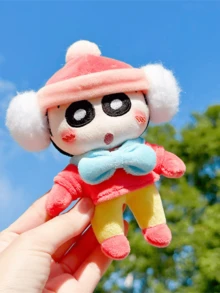 Crayon Shinchan Cloth Doll Buckle Warm Winter Shinchan Style, Accented With Pink Hat White Pom Pom Earmuffs, Sky Blue Bow, Pink Loop, Metal Key Ring, Crafted For Comfortable Touch, Vivid And Cute Patterns, Perfect For Keys, Bags, Desk Decor Tochanorize Your Techaner, Funizes, Accesss, Accesss, Accesss, Accessorize Your Items, Withunize, Accesss, Accessorizes, Accessorsize, Accessseal Gift For Friends/Lover - 布藝暖冬小新 - 查看 6