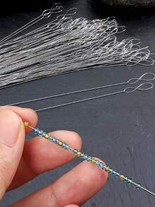 5 Peças Conjunto de Agulhas de Contar - Ferramentas de Confecção de Joias DIY Multiuso, Adequado para Artesanato e Confecção de Joias com Contas