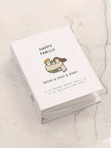 6英寸100页相册，插页式家庭相册，大容量照片整理器，适合存放家庭照片和学生照片，是圣诞节、情人节、新年的理想礼物，记录您可爱孩子的成长、家庭和爱情故事。 - 彩色 - 查看 3