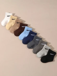 10 Pairs Kids Socks, Multi-Element, Multi-Color, Comfortable Anti-Slip, Suitable For All Seasons, Infants & Children - Multicolor - View 4