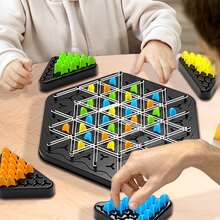 3-In-1 Rubber Band Puzzle Game Set, Educational Interactive Battle Game For Family Gathering, Gift - Black - View 3