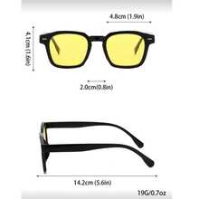 4pcs Square Eyeglasses For Men, Fashionable For Outdoor Street Photography