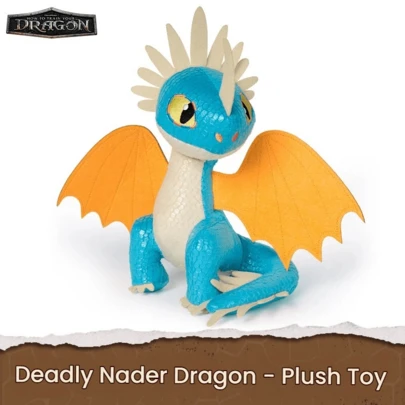Spin Master Hur du tränar din drake plyschdocka Deadly Nadder gosedjursfigur samlarfigur julklapp