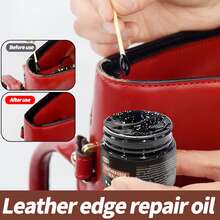 6-Color Leather Edge Coating Kit, Includes Disposable Gloves, Applicator Sticks, And Sandpaper, Designed For Repairing Leather Edges On Bags And Accessories (Black, Red, White, Yellow, Brown, Light Brown), Shoe, Spring Summer Picks, Brides Maid Gifts, Room, Bedroom Decor, Bedroom Decor, Beach, Travel, For Men, For Women, Vacation, Women's Day, Travel Essentials, Wedding Favors, Y2k, Bedroom, Car Accessories Women, Kitchen Decor,Wedding,Y2k,Party - Leather Edge Banding Paint Kit - View 2