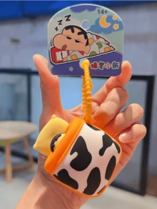 Crayon Shin-chan Series Hand Rope, Buckle Silicone Cover Style, Accented With Cow Spotted Orange Silicone Cover, Pop Out Feature For Fun Interaction and Stress Relief, Crafted For Comfortable Touch, Vivid And Cute Patterns, Exuding Playful Cuteness And Lively Vibes, bed Items, 10,000s seal, 10k), 商店Crayon Shinchan Fans, Collectors, Students, Teens, Lovely Gift For Friends, Lover - 蠟筆小新矽膠被窩 - 查看 9