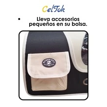 CELTOK CT0144 1 Pieza De Transportadora de Viaje Hombro y Mano Para Mascota - Negro - Ver 5