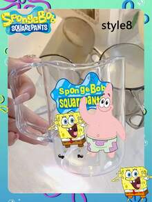 SpongeBob SquarePants 1 chiếc cốc súc miệng SpongeBob dày dặn, có thể dùng làm chậu rửa mặt, giá đựng bàn chải đánh răng, cốc súc miệng bằng nhựa, họa tiết hoạt hình, phù hợp cho cả nam và nữ, dễ thương khi đánh răng, vật trang trí tiệc tùng tuyệt vời cùng bạn bè, cũng là một món đồ trang trí tiệc xuất sắc. - Nhiều màu - Xem 20