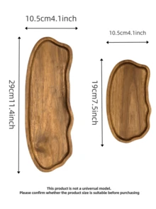 1/2 Stücke Holztablett, Rosenholztablett, kreative wolkenförmige Holztabletts, Erdnusstablett, Bestecktablett, multifunktionales Holztablett geeignet für Snacks, Brot, Kaffee, Obst, Kuchen und kleine Speisen, einsetzbar in Küche, Outdoor, Wohnzimmer und Esszimmer, Valentinstag Stern & Mond Laterne geformtes - Braun - Übersicht 3