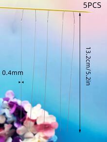 5 Peças Conjunto de Agulhas de Contar - Ferramentas de Confecção de Joias DIY Multiuso, Adequado para Artesanato e Confecção de Joias com Contas