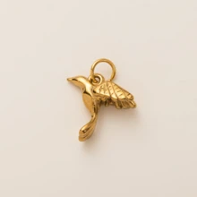 1pcINS Fashion Animal Series Butterfly Tiger Squirrel Flying Pig Eagle Snake Zebra Elephant Swan Bear Dinosaur DIY Pendant, Stainless Steel Pendant, 18K Gold Plated, DIY Jewelry Accessories, Necklace Accessories, Bracelet Accessories, Earring Accessories, Keychain Accessories, Bag Accessories, Women's Jewelry Accessories, Wallet Accessories, Bracelet Pendant, Stainless Steel Small Pendant, Gifts. - Multicolor - View 32