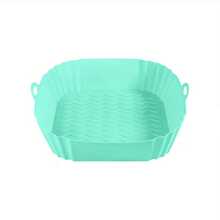 5pcs New Silicone Air Fryer Baking Tray, Easy To Clean, Reusable Food- Baking Pans For Pizza And Fried Chicken, With 2 Handles - Multicolor - View 27