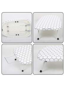 Lislark Foldable Table Top Ironing Board With Iron Rest, Small Travel Ironing Board With Non-Slip Feet For Home & Dormitory, Travel Use, Light Weight, Space-Saving, 80 X 30cm - White Ironing Board - View 11