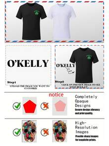 Customized St. Patrick's Day Women's Loose T-Shirt With Text, Personalized Family Gathering, Group Outfit, Customize Your Text And Photos/Couples/Family/Pets/Friends, Music Festival, Valentine's Day Gift, Anniversary Gift