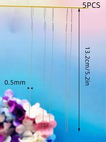 5 Peças Conjunto de Agulhas de Contar - Ferramentas de Confecção de Joias DIY Multiuso, Adequado para Artesanato e Confecção de Joias com Contas