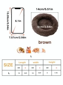 1 Piece Of Small Pet Kennel Pet Cage Mat Suitable For Autumn And Winter, Warm, Breathable, Soft And Comfortable, Suitable For Hamsters, Chinchillas, Hedgehogs, Parrots, Honey Gliders And Other Small Pets, Pink, Gray, Purple, Simple And Fashionable Design, Excellent Material, Strong And Durable Pet Bedding - Multicolor - View 35