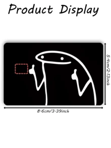 1pc Abstract Sticker Card, Creative Anti-Fingerprint Anti-Scratch, Suitable For DIY Decorating Bank Cards, Transportation Cards, Credit Cards, Student ID Cards, Debit Cards, As Well As Making Cool Gifts, Party Decorations, Back To School Supplies, Etc. - Multicolor - View 13