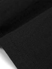 Pumas UNAM Mexico PC PC G T-Shirt, Soft And Comfortable, Round Neck, Short Sleeve, With Bold Portrait Print, Hip Hop Fashion,  Top For All Seasons, Casual Round Cotton T-Shirt, High Quality Fabrics, Loose Fit, Street Style - 黑色 - 查看 4