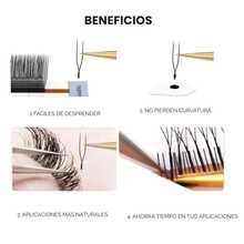 Pestañas Nagaraku 2d Uu Volumen Natural Extensiones Pestaña - D - Ver 7