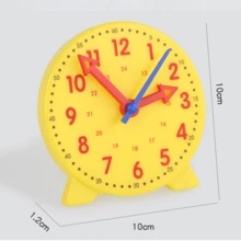 24-Hour Kids Clock Learning Set, Time Recognition Interactive Learning Toy, Suitable As Christmas, Birthday, Preschool Gift For Boys And Girls - Multicolor - View 3