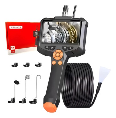 Câmera Endoscópica Tela 4.3 Hd Borescópio Ip67 prova d'água, 1080p ,Use canos de esgoto e motores de carro. 5M/10M