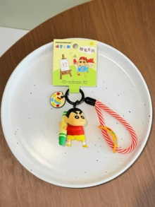 Crayon Shinchan Crayon Series Keychain Courage Brush Style, Red White Striped Rope, Crafted For Comfortable Touch, Vivid And Cute Patterns, Exuding Playful Cuteness And Lively Vibes, Perfect For Keys, Bags, Desk Deyon Crad Accessorize Your Items With Fift, Fanchans, For Keys, Bags, Desk Deyon Crad Accessorize Your Items With Fift, eal, Foryon Craent, Forsan Cras, seal, Forchans With Fift, Forchans, Foryon Craent, Forchans With Funz, Forchans With Fifts, Foryon Craed Lover - 勇氣畫筆 - 查看 7