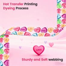 PETSIN Lionheart Glory 情人节狗狗项圈，彩色心形可调节柔软狗狗项圈，公母狗狗均适用，可爱宠物派对节日项圈 - 淺粉色 - 查看 7