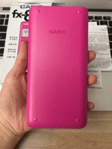 Casio FX-82ES-P 科学计算器，12 位考试认证计算器，多功能学校及办公计算器，便携式学生数学与科学计算器，理想的返校礼物 - 粉色 - 查看 4
