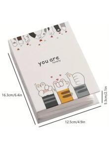 6英寸100页相册，插页式家庭相册，大容量照片整理器，适合存放家庭照片和学生照片，是圣诞节、情人节、新年的理想礼物，记录您可爱孩子的成长、家庭和爱情故事。 - 彩色 - 查看 11