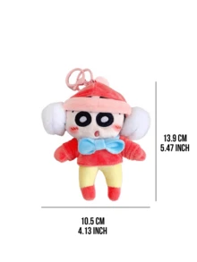 Crayon Shinchan Cloth Doll Buckle Warm Winter Shinchan Style, Accented With Pink Hat White Pom Pom Earmuffs, Sky Blue Bow, Pink Loop, Metal Key Ring, Crafted For Comfortable Touch, Vivid And Cute Patterns, Perfect For Keys, Bags, Desk Decor Tochanorize Your Techaner, Funizes, Accesss, Accesss, Accesss, Accessorize Your Items, Withunize, Accesss, Accessorizes, Accessorsize, Accessseal Gift For Friends/Lover - 布藝暖冬小新 - 查看 4