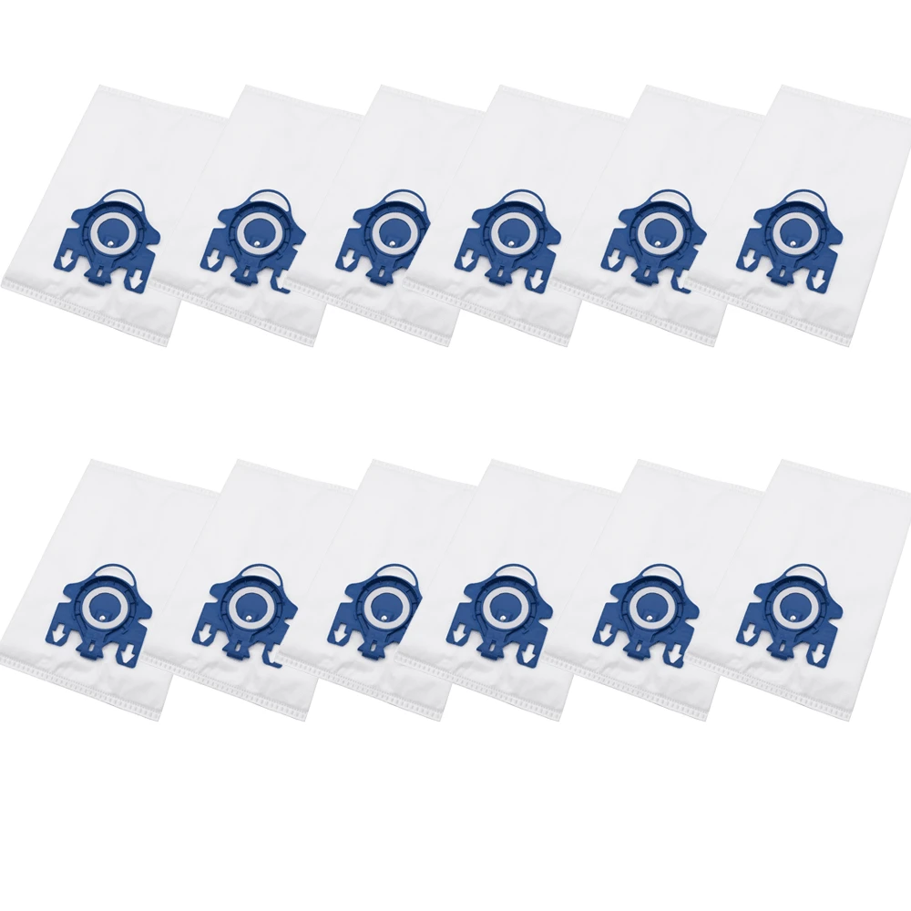 适用于Miele GN系列、C2、C3、S2、S5、S8、S400系列吸尘器的12个替换尘袋 - 彩色 - 查看 1