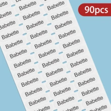 Customized Transparent Waterproof Name Labels, Personalized Stickers For School Supplies, Water Bottles, Lunch Boxes And Personal Items - Transparent - View 12