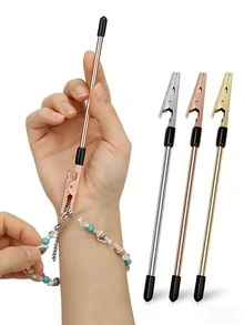 25件套配件套装，适用于佩戴手链、项链、手表和拉链拉环；手链、项链和手表配件夹 - 彩色 - 查看 3