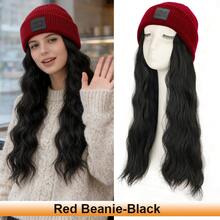 Black-red Beanie Hair