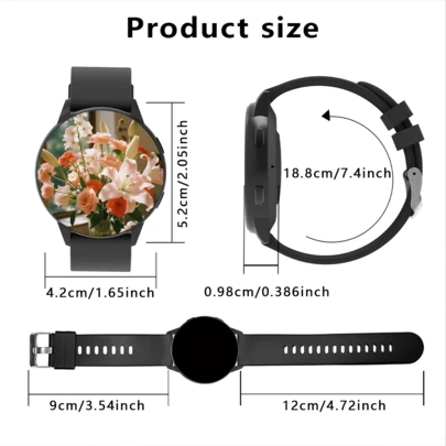 ERUN新款智能手表，具备无线通话、信息提醒、多种运动模式、DIY壁纸、音乐控制等功能。时尚美观，是馈赠亲朋好友的理想电子礼品，尤其适合圣诞节和生日等场合。