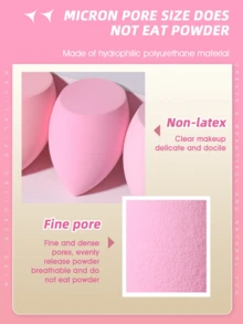 4pcs Makeup Sponges, Suitable For Cream And Powder Concealer, Loose Powder, Can Be Used For Makeup, Home Decor, Vanity, Travel, Bedroom And More, Ideal Choice For Makeup