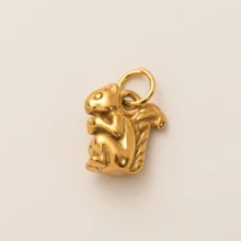 1pcINS Fashion Animal Series Butterfly Tiger Squirrel Flying Pig Eagle Snake Zebra Elephant Swan Bear Dinosaur DIY Pendant, Stainless Steel Pendant, 18K Gold Plated, DIY Jewelry Accessories, Necklace Accessories, Bracelet Accessories, Earring Accessories, Keychain Accessories, Bag Accessories, Women's Jewelry Accessories, Wallet Accessories, Bracelet Pendant, Stainless Steel Small Pendant, Gifts. - Multicolor - View 16