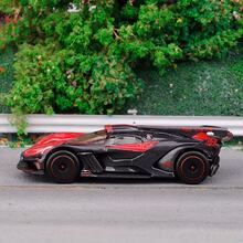 Bburago 1:64 比例合金 BOLIDE 跑车模型 - 红色，带可开启引擎盖，内饰和外观细节丰富，是收藏家和爱好者的理想之选，一键启动，极具收藏价值 | 运动设计 | 合金材质，汽车模型