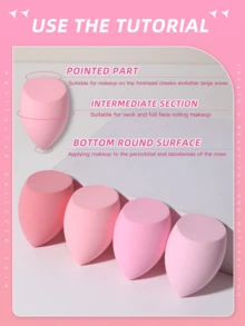4pcs Makeup Sponges, Suitable For Cream And Powder Concealer, Loose Powder, Can Be Used For Makeup, Home Decor, Vanity, Travel, Bedroom And More, Ideal Choice For Makeup