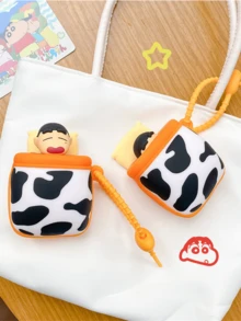 Crayon Shin-chan Series Hand Rope, Buckle Silicone Cover Style, Accented With Cow Spotted Orange Silicone Cover, Pop Out Feature For Fun Interaction and Stress Relief, Crafted For Comfortable Touch, Vivid And Cute Patterns, Exuding Playful Cuteness And Lively Vibes, bed Items, 10,000s seal, 10k), 商店Crayon Shinchan Fans, Collectors, Students, Teens, Lovely Gift For Friends, Lover - 蠟筆小新矽膠被窩 - 查看 3