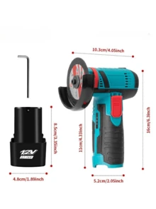 【两种规格可选】新款锂电池有刷角磨机，可充电磨机，切割机，迷你家用磨机，四人共用