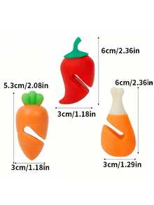 6pcs Set, Pot Lid Lifter, Silicone Pot Lid Handle, Creative Pot Lid Handle, Cute Silicone Pot Lid Handle, Kawaii Silicone Pot Lid Handle, Heat Resistant Pot Lid Stand, Kitchen Accessories - Multicolor - View 2