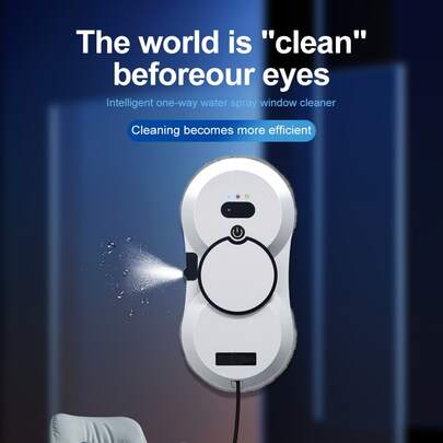 PuRuiKai 自动机器人擦窗器，智能家居玻璃窗清洁设备，电动擦窗机器人