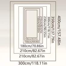 1件装涤纶家庭花园派对背景布，适用于生日、周年纪念、斋月和复活节庆祝活动、春夏装饰、拍照道具、节日活动配件 | 家庭主题背景 | 彩色面料设计，夏季派对 - 彩色 - 查看 6