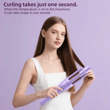 One-Click Automatic Curling Iron & Curling Wand (32mm) With 4 Temp Settings, Fast Heat, Ceramic Coating. A Must-Have Hair Tools & Plancha De Pelo For Salon Curls On All Hair Types, The Ideal Christmas Gift For Girlfriend & Wife. - 查看 2