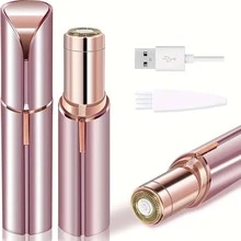 Women's Electric Facial Hair Remover, Painless Hair Removal Device For Lips, Body, Arms, Chin, Wireless, USB Rechargeable, Compact & Easy To Use, With LED Light, Women's Body Hair Trimmer - Multicolor - View 15