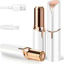 Women's Electric Facial Hair Remover, Painless Hair Removal Device For Lips, Body, Arms, Chin, Wireless, USB Rechargeable, Compact & Easy To Use, With LED Light, Women's Body Hair Trimmer - Multicolor - View 2