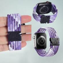 1条18mm/20mm/22mm快拆式降落伞表带，兼容三星Galaxy Watch 7/6/5/4、佳明Venu/Venu 2/Venu 3S，男女通用；通用18/20/22mm弹性编织替换表带，兼容佳明Forerunner 158/245/645/255/265/255S/265S、Amazfit BIP6/BIP5/GTR4/GTS4/GTS3/Bip3、Watch GT5/GT4/GT3/GT2/GT、红米Watch 5 Active/Lite智能手表配件 - 22mm - 查看 3